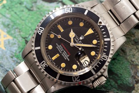 rolex red light dial watch|Rolex 1680 red submariner years.